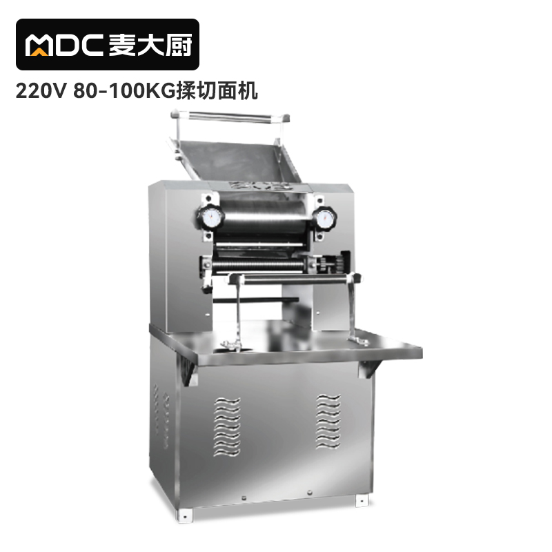 麦大厨压面机商用面皮轧面机多功能揉切面机220V 80-100KG[工程款]