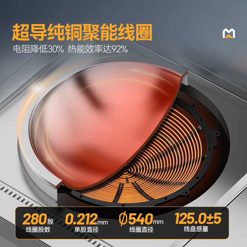 麦大厨星麦款304材质电磁大锅灶单头大锅灶800
