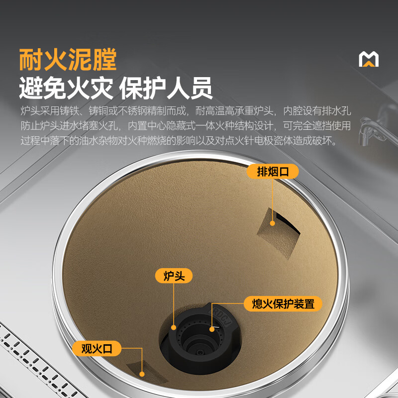 MDC商用燃气灶工程款900单头燃气大炒炉